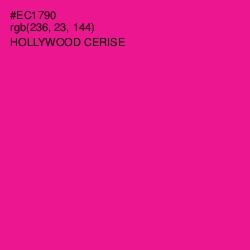 #EC1790 - Hollywood Cerise Color Image