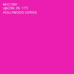 #EC1DB1 - Hollywood Cerise Color Image