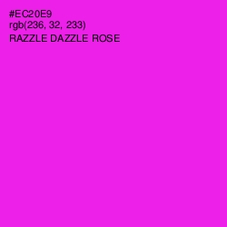 #EC20E9 - Razzle Dazzle Rose Color Image