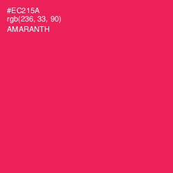 #EC215A - Amaranth Color Image