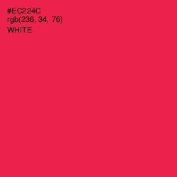 #EC224C - Amaranth Color Image