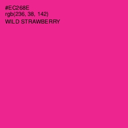 #EC268E - Wild Strawberry Color Image