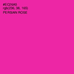 #EC26A5 - Persian Rose Color Image