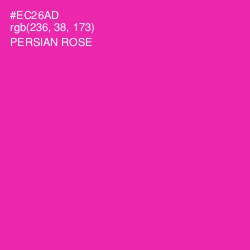 #EC26AD - Persian Rose Color Image