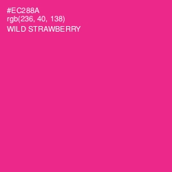 #EC288A - Wild Strawberry Color Image