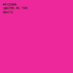 #EC289A - Wild Strawberry Color Image