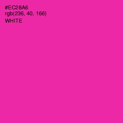 #EC28A6 - Persian Rose Color Image