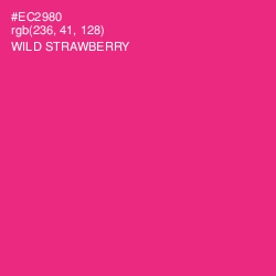 #EC2980 - Wild Strawberry Color Image