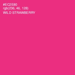 #EC2E80 - Wild Strawberry Color Image