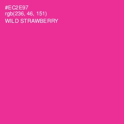 #EC2E97 - Wild Strawberry Color Image