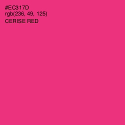 #EC317D - Cerise Red Color Image