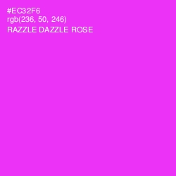 #EC32F6 - Razzle Dazzle Rose Color Image