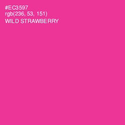 #EC3597 - Wild Strawberry Color Image