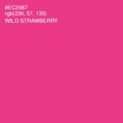 #EC3987 - Wild Strawberry Color Image
