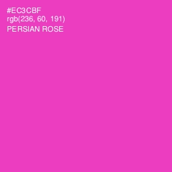 #EC3CBF - Persian Rose Color Image