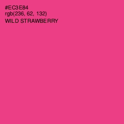 #EC3E84 - Wild Strawberry Color Image