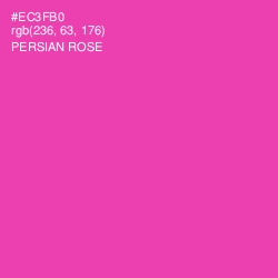 #EC3FB0 - Persian Rose Color Image