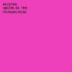 #EC3FB8 - Persian Rose Color Image