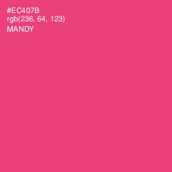 #EC407B - Mandy Color Image