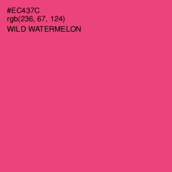 #EC437C - Wild Watermelon Color Image