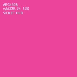 #EC439B - Violet Red Color Image