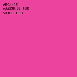 #EC449E - Violet Red Color Image