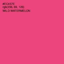 #EC457E - Wild Watermelon Color Image