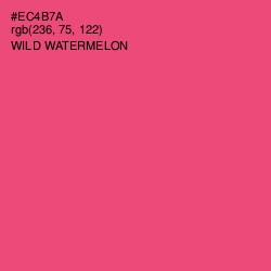 #EC4B7A - Wild Watermelon Color Image