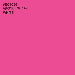 #EC4C93 - French Rose Color Image