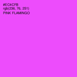 #EC4CFB - Pink Flamingo Color Image