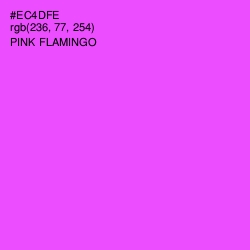 #EC4DFE - Pink Flamingo Color Image