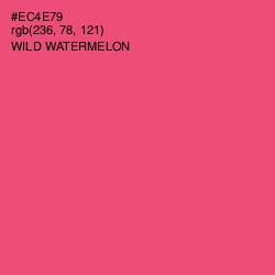 #EC4E79 - Wild Watermelon Color Image