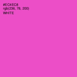 #EC4EC8 - Orchid Color Image