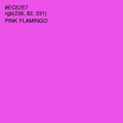 #EC52E7 - Pink Flamingo Color Image