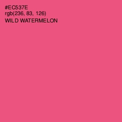 #EC537E - Wild Watermelon Color Image