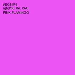 #EC54F4 - Pink Flamingo Color Image