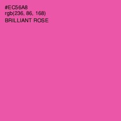#EC56A8 - Brilliant Rose Color Image