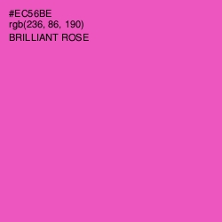 #EC56BE - Brilliant Rose Color Image