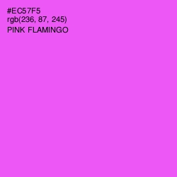 #EC57F5 - Pink Flamingo Color Image