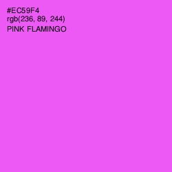#EC59F4 - Pink Flamingo Color Image