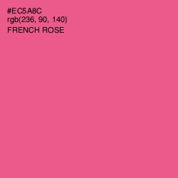 #EC5A8C - French Rose Color Image