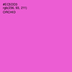 #EC5DD3 - Orchid Color Image