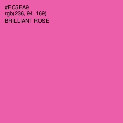 #EC5EA9 - Brilliant Rose Color Image