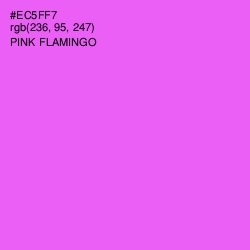 #EC5FF7 - Pink Flamingo Color Image