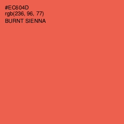 #EC604D - Burnt Sienna Color Image