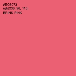 #EC6073 - Brink Pink Color Image