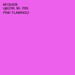 #EC60EB - Pink Flamingo Color Image