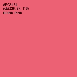 #EC6174 - Brink Pink Color Image