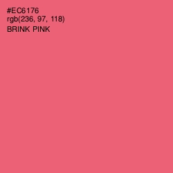 #EC6176 - Brink Pink Color Image