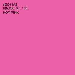 #EC61A5 - Hot Pink Color Image